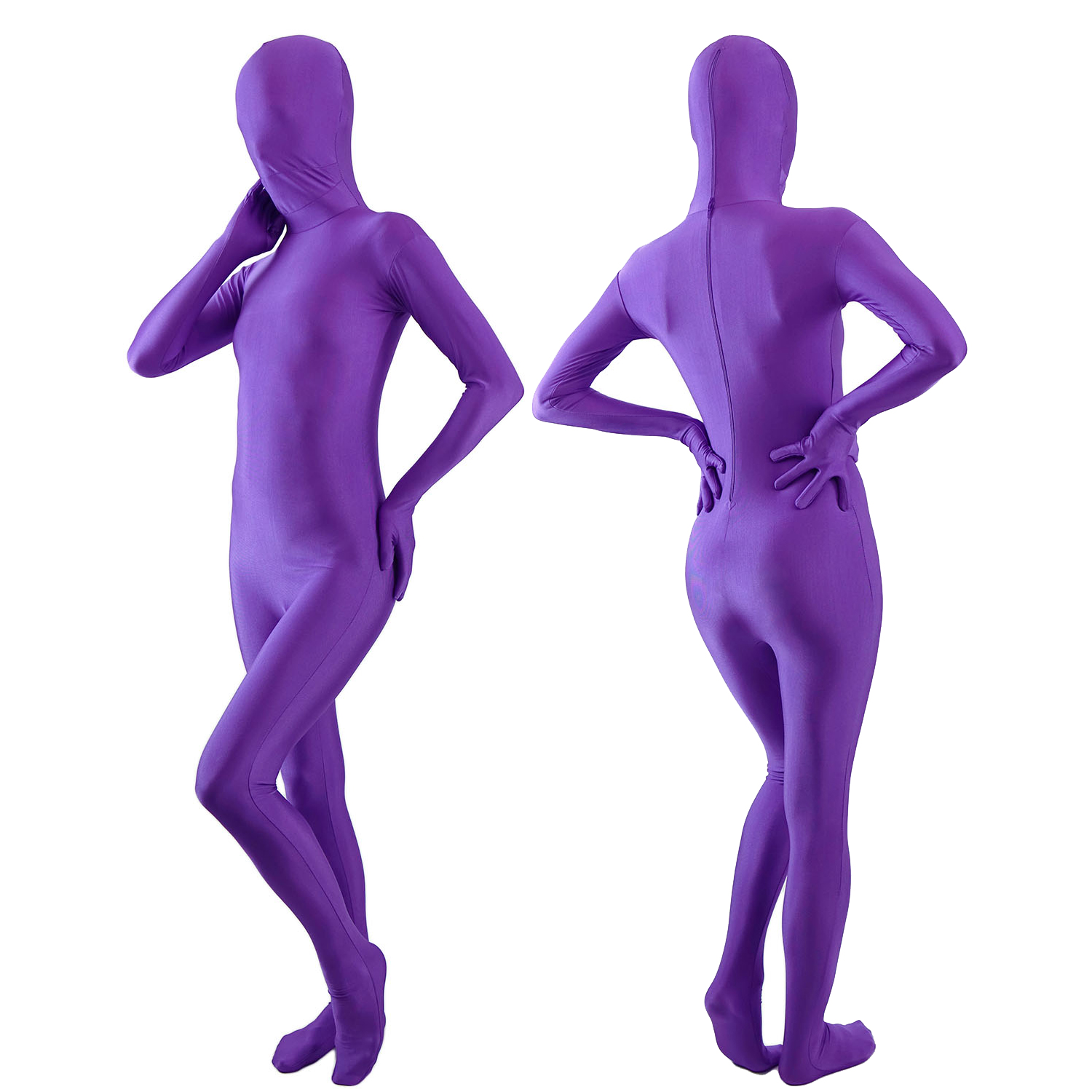 Zentai Suit lila-violett