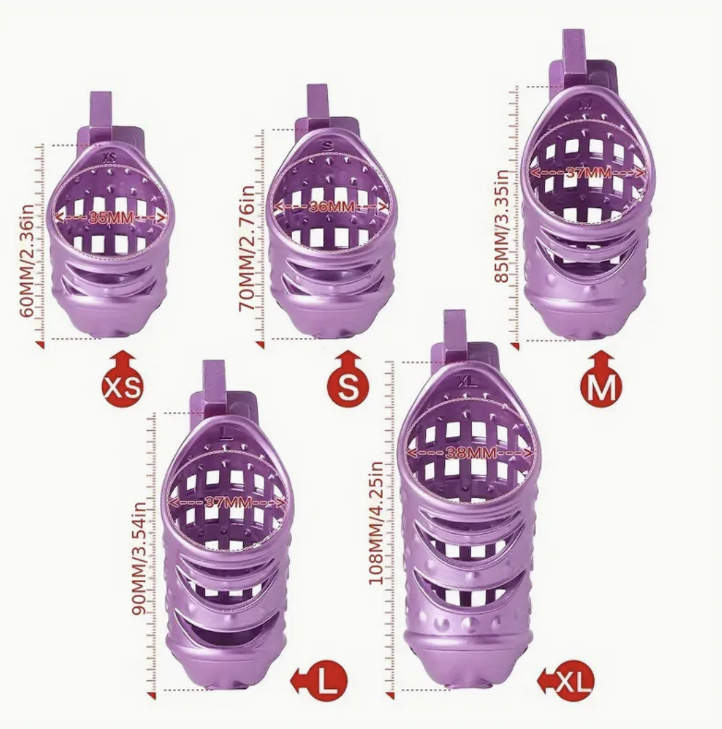 Sissy-Keuschheitskäfig mit Spikes